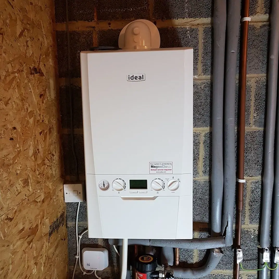 Ideal Gas boiler in garage